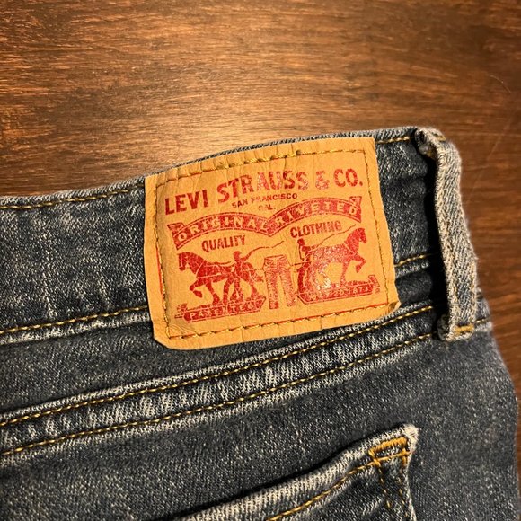 Levi's 711 Ripped Skinny Jeans Size 32 - Picture 4 of 4